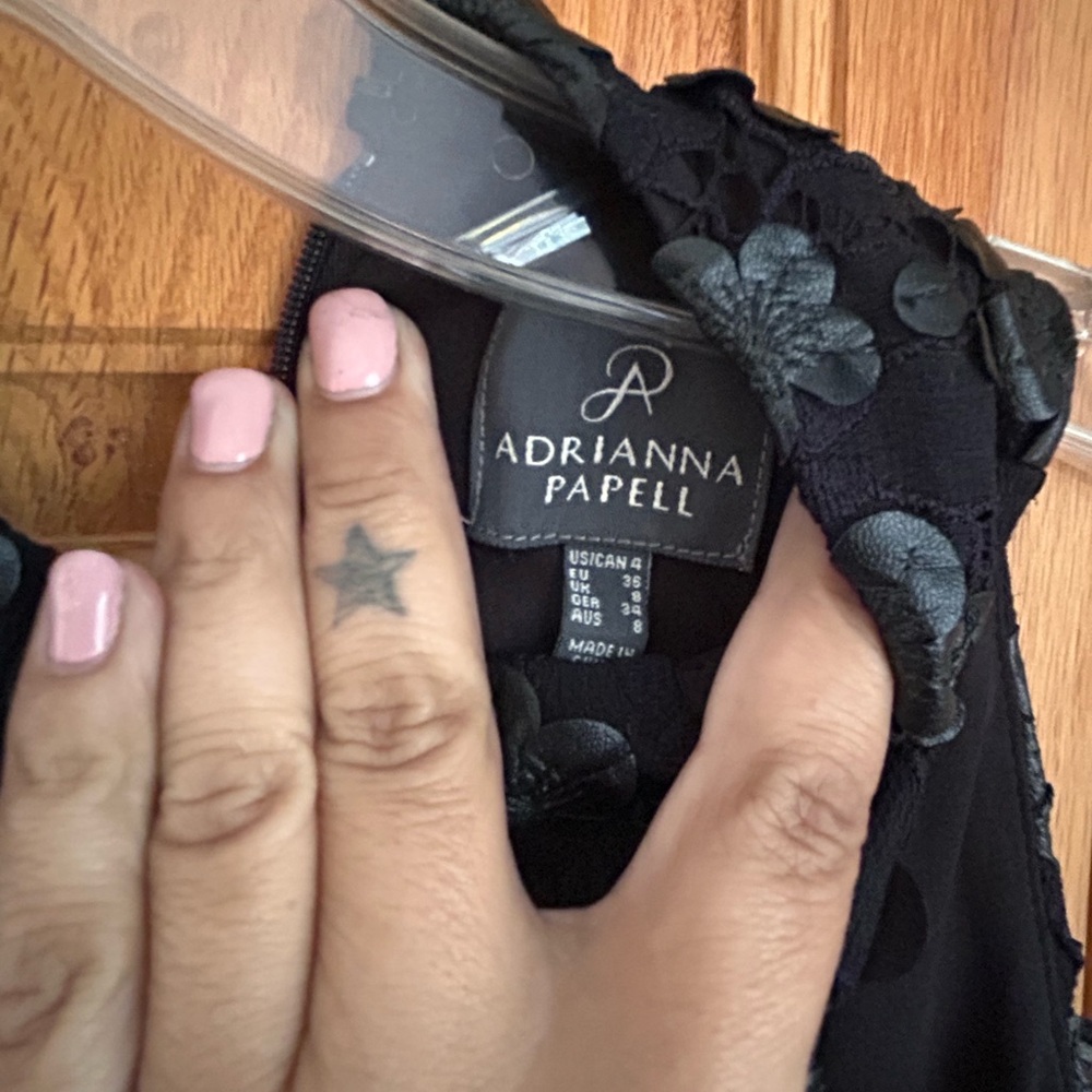 Adrianna Papell Black Maxi - Picture 2 of 7